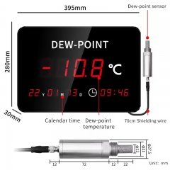 LX602-B Micro Moisture Detection Anti-interference Dew Point Dashboard External Dew Point Meter Probe for Industrial Environment