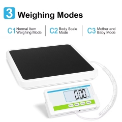 QP660 Heavy Duty Lbs/300Kgs Professional Medical Grade Scale for Body Weight Home Hospital & Physicians Wrestling Scale for Gyms