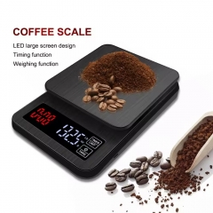 YH-SC309 New Mini LCD Digital Electronic Drip Coffee Scale With Timer 5kg 0.1g Digital Coffee Household Weight Drip Timer Scale