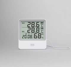 CX-1219 Household Digital Thermometer Hygrometer Electronic Indoor Thermometer Hygrometer Indoor Room Weather Station Alarm Clock