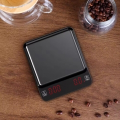C318 Portable Small Digital Coffee Scale With Timer 3kg/0.1g Coffee Weighing Drip Coffee Scale