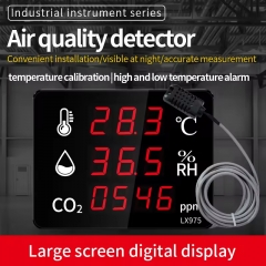 LX975-B Household air Detector Temperature and Humidity Meter air Quality Monitor Co2 Electronic Thermometer Gas Carbon Dioxide Monitor