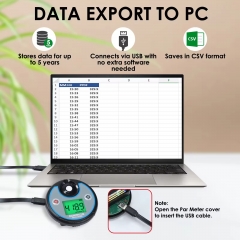 PAR-499 2-in-1 Grow Light Tester, Daily Light Integral and PAR Data Logger with IP-65 Rated for Indoor, Outdoor, Greenhouse & Aquarium