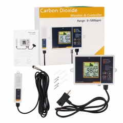 AQM-356 NEW Carbon Dioxide Monitor CO2 Controller W/ 4.6 Meters Dual Beam NDIR, Day Night Detector Sensor for Greenhouse, Mushrooms