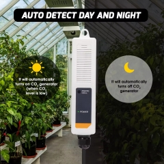 AQM-356 NEW Carbon Dioxide Monitor CO2 Controller W/ 4.6 Meters Dual Beam NDIR, Day Night Detector Sensor for Greenhouse, Mushrooms