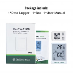 BlueTag TH20 Mini Smart Wifi Thermometer Hygrometer With App Usb Data Loggers for Greenhouse Reptiles Pets Vivariums Food Storage Hotel