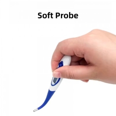 MAT-6 High Accuracy Digital Animal Thermometer Pet Dogs Cats Washable Soft Probe Quick Response Thermometer for Animal Hospital Clinic