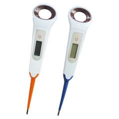 MAT-3A Quick Response Thermometer Pet Dogs Cats Horse Washable Soft Probe Digital Animal Thermometer for Animal Hospital Clinic Farm