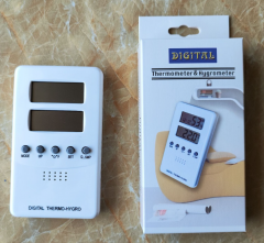 MDT-2 Smart Home Product Indoor & Outdoor Digital Black LCD Hygrometer & Thermometer for Home Use