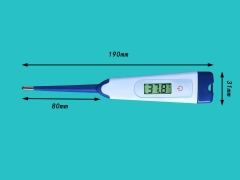 MAT-3 Digital Animal Thermometer Pet Dogs Cats Pigs Cows Washable Soft Probe Quick Response Thermometer for Animal Hospital Clinic