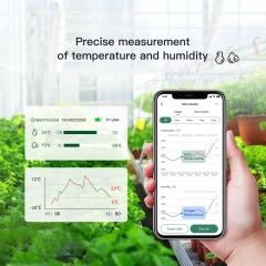 BlueTag TH20 Mini Smart Wifi Thermometer Hygrometer With App Usb Data Loggers for Greenhouse Reptiles Pets Vivariums Food Storage Hotel