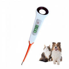 MAT-3A Quick Response Thermometer Pet Dogs Cats Horse Washable Soft Probe Digital Animal Thermometer for Animal Hospital Clinic Farm