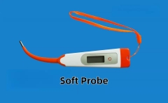 MAT-3 Digital Animal Thermometer Pet Dogs Cats Pigs Cows Washable Soft Probe Quick Response Thermometer for Animal Hospital Clinic