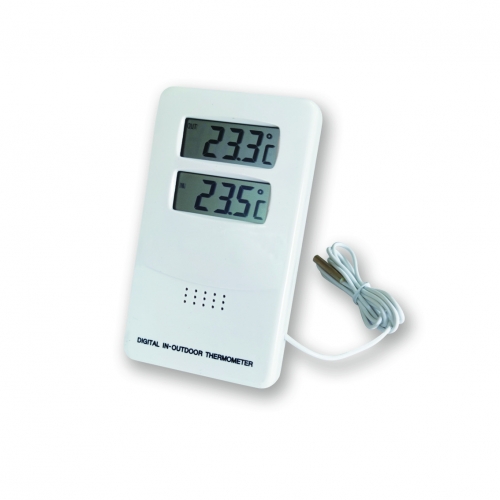 MDT-1 Smart Home Product Indoor & Outdoor Digital Black LCD Thermometer for Home Use