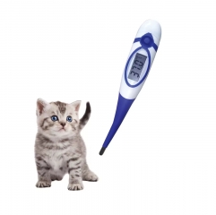 MAT-6 High Accuracy Digital Animal Thermometer Pet Dogs Cats Washable Soft Probe Quick Response Thermometer for Animal Hospital Clinic
