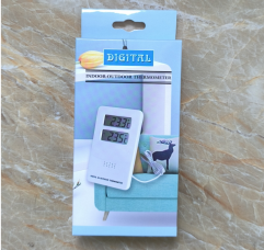 MDT-1 Smart Home Product Indoor & Outdoor Digital Black LCD Thermometer for Home Use