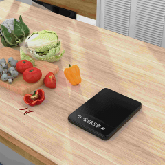 YH-S013 Digital 10Kg Food Weight LED Electronic Kitchen Weighing Scale Black Color
