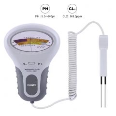 PC102 CL2&PH Tester Portable Residual Chlorine Detector Water Quality Analyzer for Drinking Water Spa Swimming Pool Aquarium