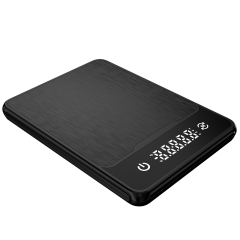 YH-S013 Digital 10Kg Food Weight LED Electronic Kitchen Weighing Scale Black Color