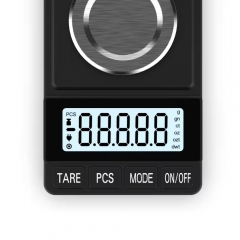 YH-S006 Digital Milligram Scale 50g/0.001g, Compact Mg Scale with 20g Calibration Weight and Accessories, Black Powder Scale