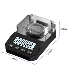 YH-S007 Gold Milligram Scale 50g X 0.001g, Digital Mg/Powder Scale for Jewelry, Reloading Labs, Includes 20g Calibration Weight