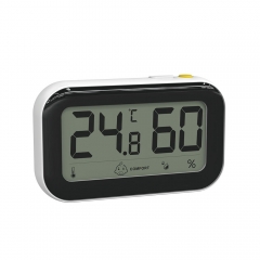 KD560 Household Room Thermometer Hygrometer with Time Can Stand up Thermohygrometer