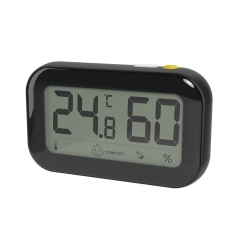KD560 Household Room Thermometer Hygrometer with Time Can Stand up Thermohygrometer