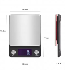 DH-K21-5000g 5kg/0.1g Factory Price Stainless Steel Electronic Weighing 0.1G Accuracy Kitchen Digital Food Scale