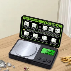 555A-20g 20g/0.01g Mini High Precision 100g Digital Scale 0.001g Pocket Electronic Weighing Grams Jewellery Balance Carat Scale