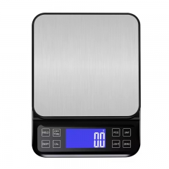 DH-406-5000g 5Kg/0.1g USB Rechargeable Digital Food Scales Multifunctional Electrical Kitchen Scales With LCD Display