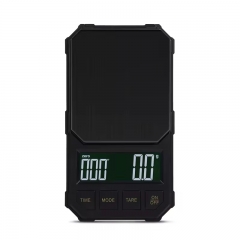 KBR-2000g 2000g/0.1g Electronic Coffee Scale Intelligent Manual Coffee Scale Automatic Timing Kitchen Scale