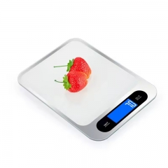 DH-A30-15000g 15kg/1g Tempered glass lcd accracy digital cooking food electronic kitchen weighing scale