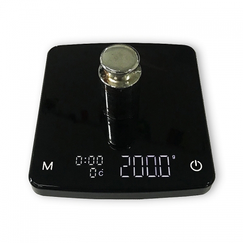 MS-R20B-2000g 2kg/0.1g Professional Grade High Precision Digital Coffee Scale with 0.1g Accuracy, Multi-Unit Conversion (g/oz/lb), LCD Display