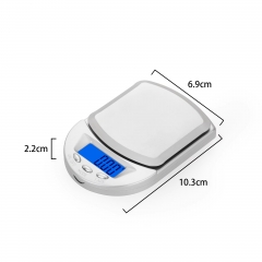 DH-A04-200g 200g/0.01g Mini Electronic Scales Gold Digital LCD Pocket Jewelry Weighting Scale Battery Powered