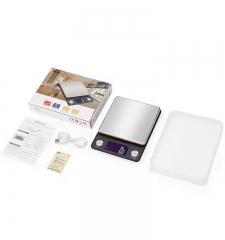 DH-K21-5000g 5kg/0.1g Factory Price Stainless Steel Electronic Weighing 0.1G Accuracy Kitchen Digital Food Scale