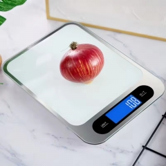 DH-A30-10000g 10kg/1g Tempered glass lcd accracy digital cooking food electronic kitchen weighing scale