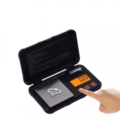 S010 200g 0.01g Protable Electronic-Weighing System High Precision Jewelry Scale With LED Digital Orange Backlight