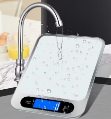 DH-A30-10000g 10kg/1g Tempered glass lcd accracy digital cooking food electronic kitchen weighing scale