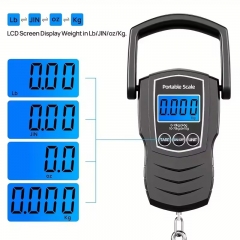 C101-50kg 50kg Digital Travel Luggage Hand Hanging Fishing Fish Weight Scale with Hook