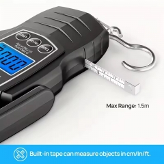 C101-50kg 50kg Digital Travel Luggage Hand Hanging Fishing Fish Weight Scale with Hook