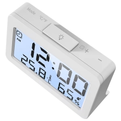 D2 Digital Thermometer Hygrometer with Time Calendar Clock Humidity Sensor Daily Alarm Function