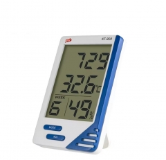KT-908 Indoor Outdoor Multifunctional Digital hygrothermograph Thermometer/Hygrometer KT-908 with alarm calendar