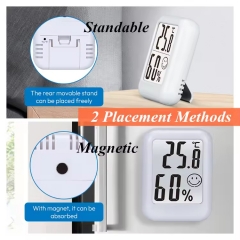 HTC-3-A Digital Indoor Thermometer and Hygrometer Monitor for Inside Temperature and Humidity Measurements
