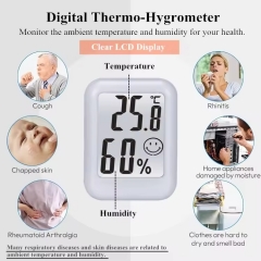 HTC-3-A Digital Indoor Thermometer and Hygrometer Monitor for Inside Temperature and Humidity Measurements