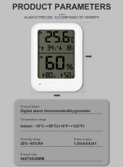 AL-8A Electronic Indoor/outdoor Digital Thermometer with Sound and Light Alarm Function