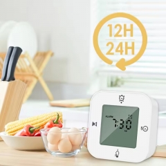 KT-8 Multi Functional LCD Display Indoor Outdoor Hygrometer Thermometer Alarm Clock Calendar with Timer Function