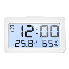 D2 Digital Thermometer Hygrometer with Time Calendar Clock Humidity Sensor Daily Alarm Function