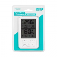 AL-9A Outdoor&Indoor ABS Temperature Detection Digital Hygrometer Thermometer Weather Station with Alarm Function