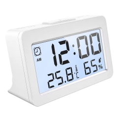 D2 Digital Thermometer Hygrometer with Time Calendar Clock Humidity Sensor Daily Alarm Function