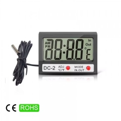 DC-2 Time Display Digital Thermometer with Probe